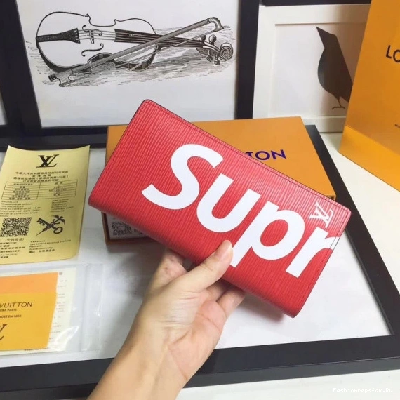 FS CHEAP Vuitton Louis wallet Supreme 0804